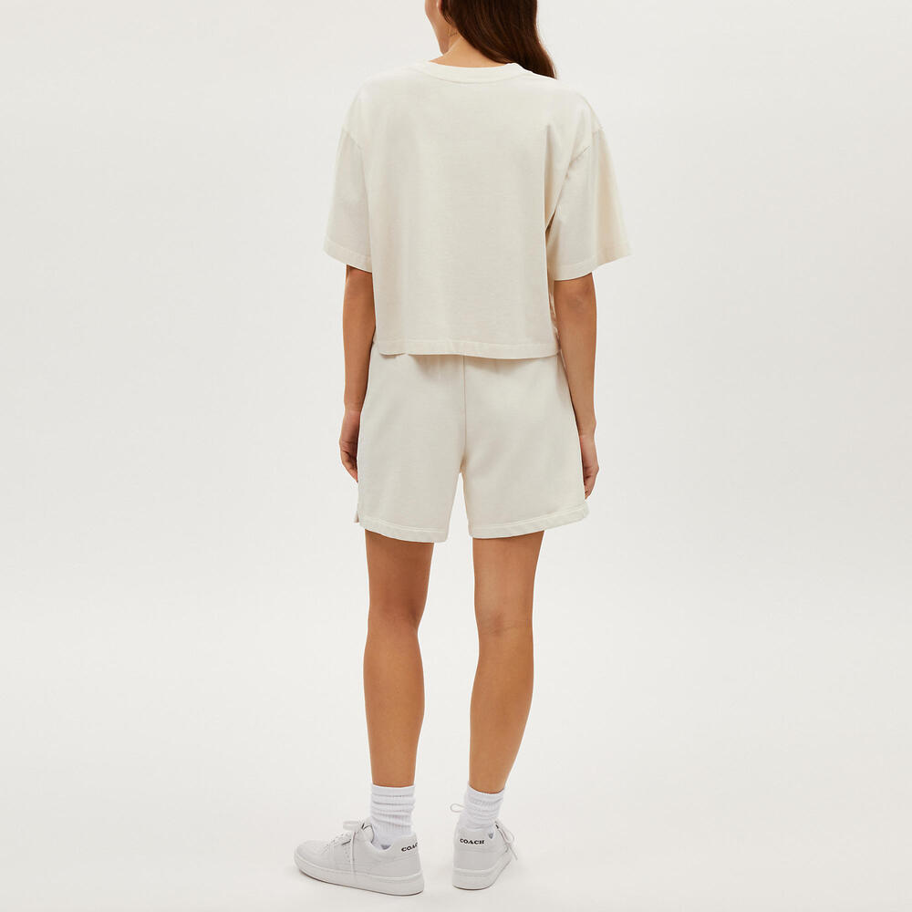 PENDING.  COACH Garment Dye Sweat Shorts